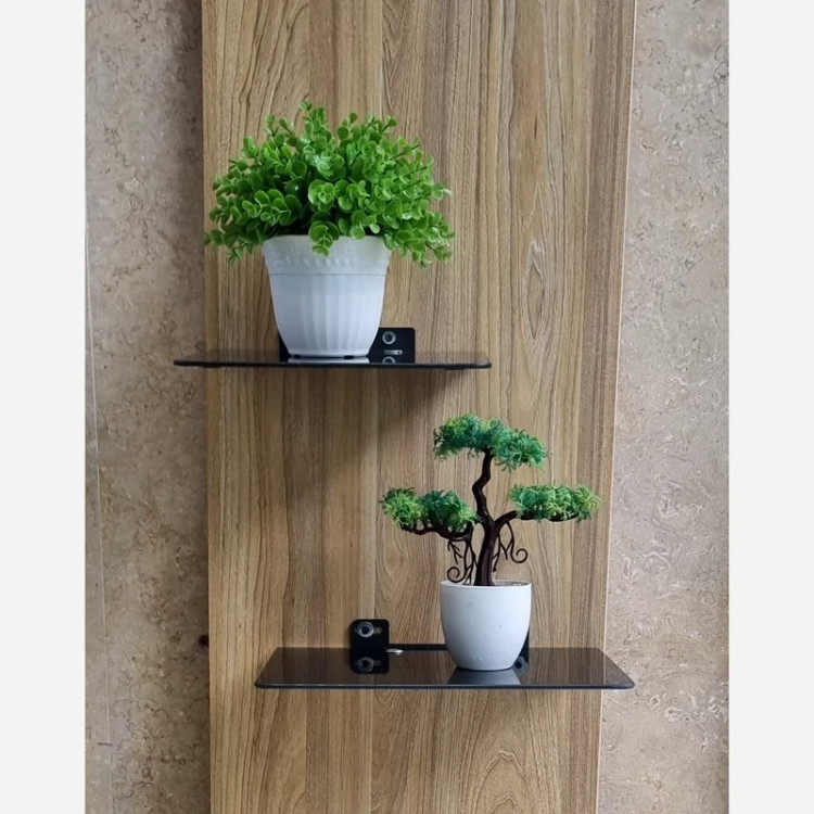 شلف دیواری شیشه ای سکوریت برای نصب دیواری